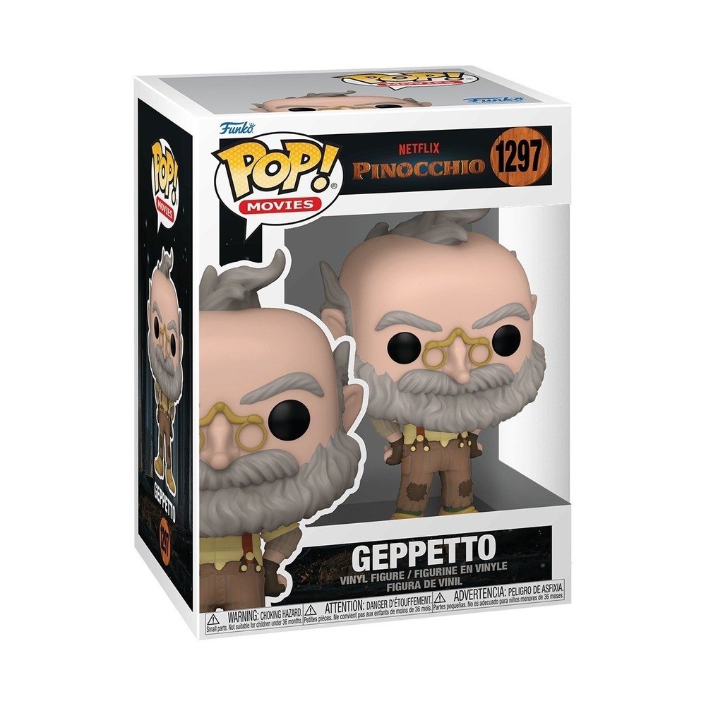 Funko POP! Movies Geppetto from Pinocchio 1297 Bobble Head Vinyl Action Figure